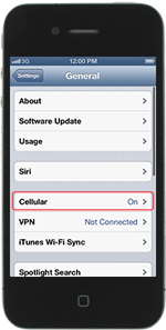 iPhone 4 Data Roaming - Cellular N