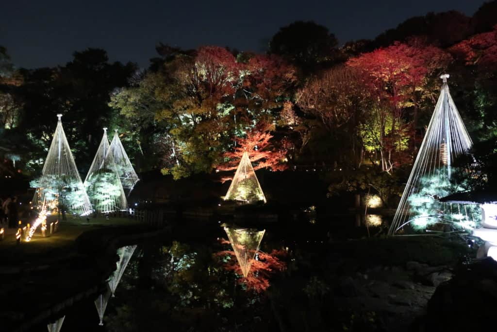 Water Reflections at Higo-Hosokawa Garden