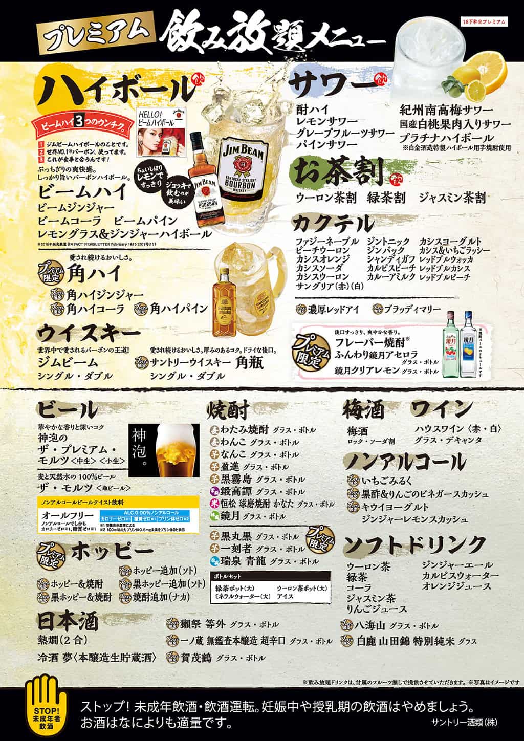 japan nomihodai beer