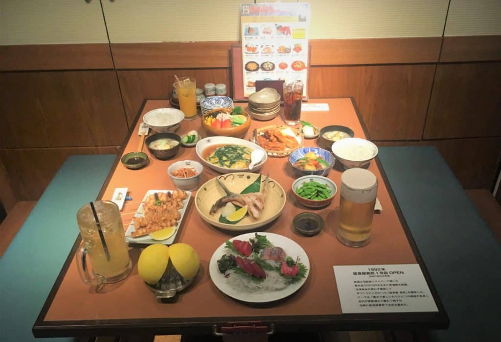 typical izakaya food meal japan 2019