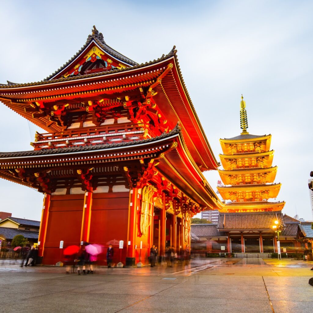 Senso-Ji Temple In Tokyo
