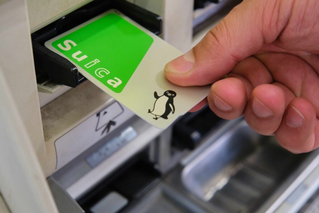 Suica card Top Up